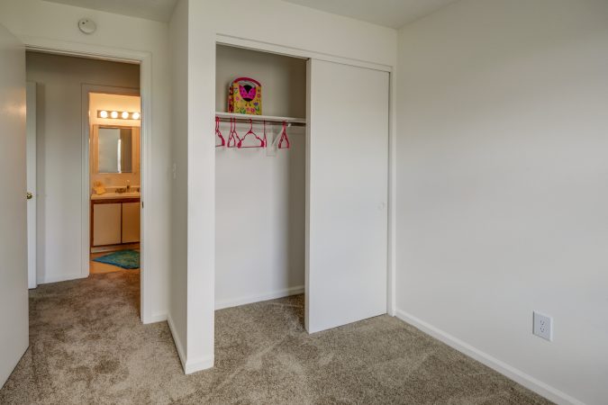 Bathroom with closet